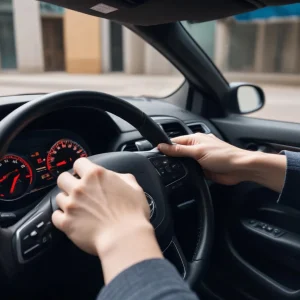 holding SteeringWheel