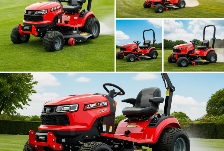 Zero Turn Mowers with Steering Wheel