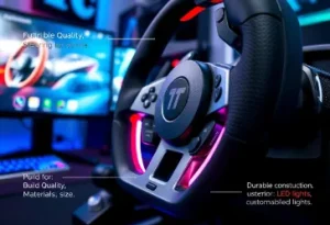  PC steering wheel customization with leather rubber covers shifters and pedal mods enhancing personal gaming setup with aftermarket options